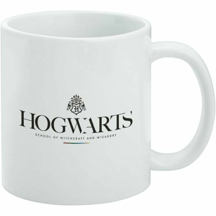 Hogwarts Logo Coffee Mug - Harry Potter 11oz White