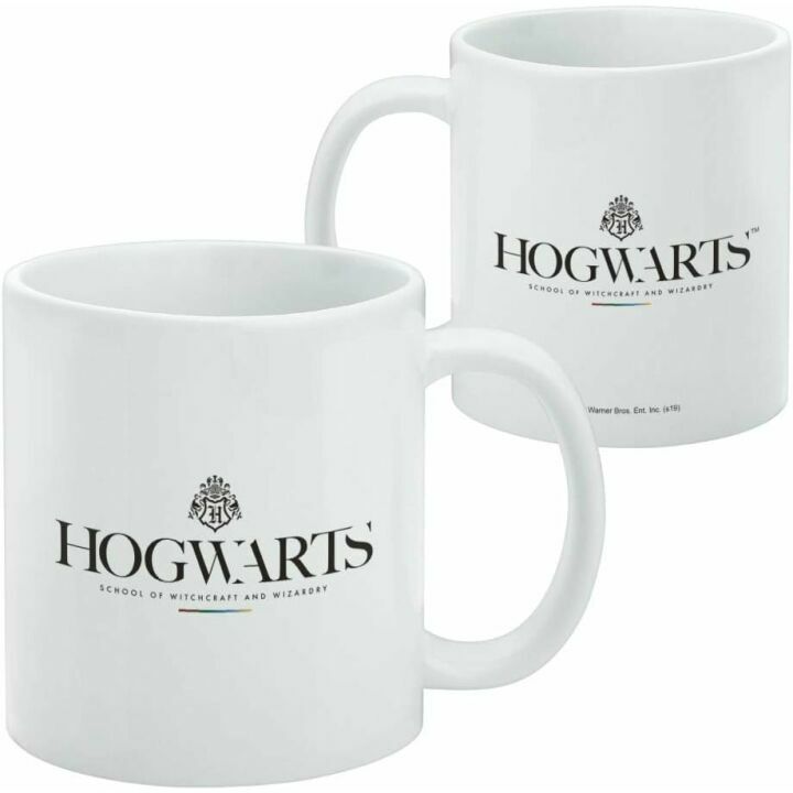 Hogwarts Logo Coffee Mug - Harry Potter 11oz White