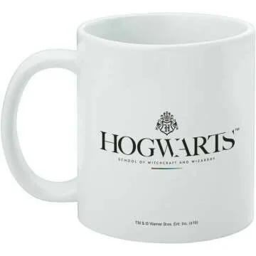 Hogwarts Logo Coffee Mug - Harry Potter 11oz White