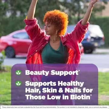 Natrol Beauty Biotin 5000mcg for Hair Skin Nails Energy