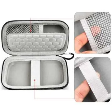 Hard Case Compatible with SanDisk Extreme PRO 500GB 1TB 2TB 4TB Portable External SSD. Carrying Travel Holder for Crucial X8 Solid State Drive (Box Only)