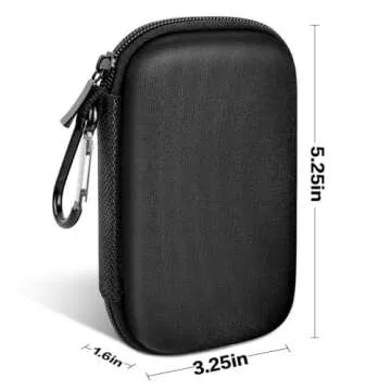 Hard Case Compatible with SanDisk Extreme PRO 500GB 1TB 2TB 4TB Portable External SSD. Carrying Travel Holder for Crucial X8 Solid State Drive (Box Only)