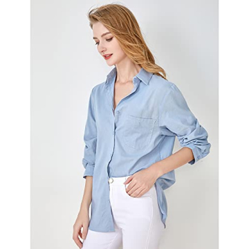Stylish Cofouen Women's Cotton Linen Shirt for Every Occasion