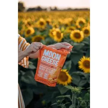 Moon Cheese Cheddar Crunchy Protein Snack Pack