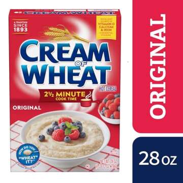 Cream of Wheat Hot Cereal Ready in 2.5 Minutes, 28 Ounce