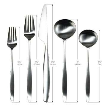 Gourmet Settings 20-Piece Silverware Balance Collection