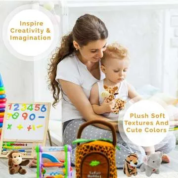 KLEEGER Plush Talking Jungle Animals for Kids