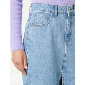 Dixon Denim Column Skirt for Elegant Everyday Style