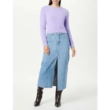 Dixon Denim Column Skirt for Elegant Everyday Style