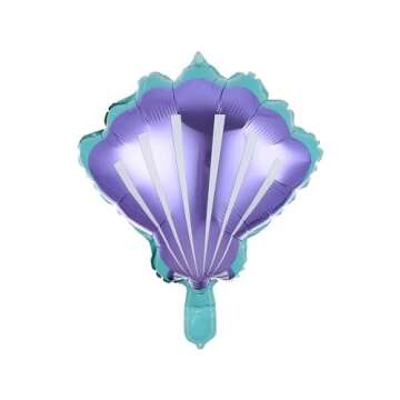 GIHOO 150pcs Mermaid Tail Balloon Garland Arch Kit, Mermaid Theme Girl Birthday Party Decorations Under the Sea Mermaid Balloons Baby Shower Party Supplies