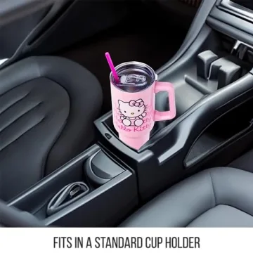 Hello Kitty Waving Tumbler with Handle - 40 Oz