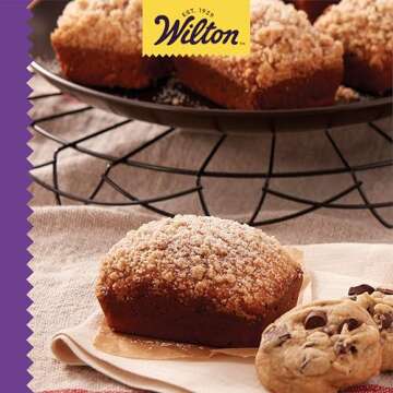 Wilton Recipe Right Non-Stick Mini Loaf Pan Set, Small Loaf Pans for Baking, 3-Piece Cookware Set, 5.75 x 3 in., Steel