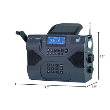Kaito Emergency Radio Voyager Max KA900 with Bluetooth Features