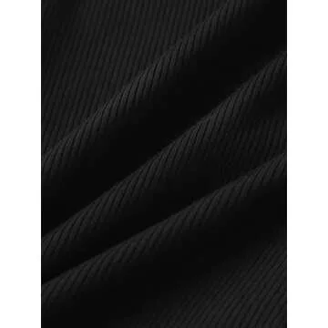 LilyCoco Womens Button Up Bodycon Romper Shorts Short Sleeve Collared Sexy One Piece Black Solid Large