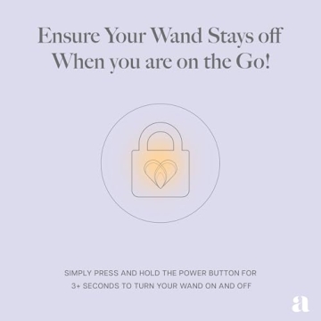 Ava Vibrator Wand with 20 Patterns & 8 Speeds of Pleasure - Quiet & Compact