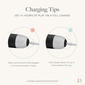 Ava Vibrator Wand with 20 Patterns & 8 Speeds of Pleasure - Quiet & Compact