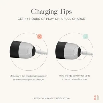 Ava Vibrator Wand with 20 Patterns & 8 Speeds of Pleasure - Quiet & Compact