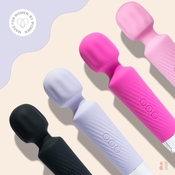 Ava Vibrator Wand with 20 Patterns & 8 Speeds of Pleasure - Quiet & Compact
