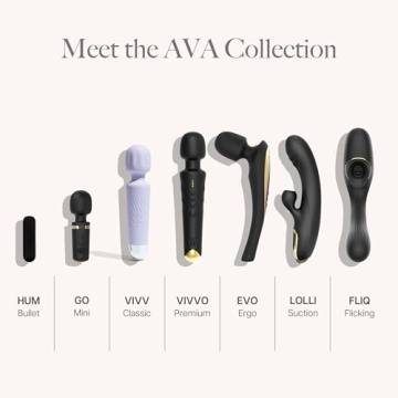 Ava Vibrator Wand with 20 Patterns & 8 Speeds of Pleasure - Quiet & Compact