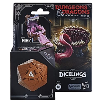 Dungeons & Dragons Honor Among Thieves D&D Dicelings Mimic Collectible D&D Monster Dice Converting G...