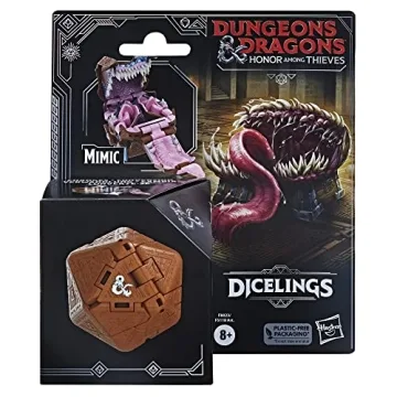 Dungeons & Dragons Honor Among Thieves D&D Dicelings Mimic Collectible D&D Monster Dice Converting G...