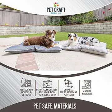 Super Snoozer Water Resistant Dog Bed for All Seasons