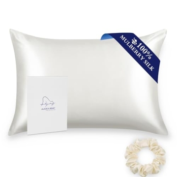 ALASKA BEAR Silk Pillowcase — 100% Mulberry Silk for Beauty Sleep