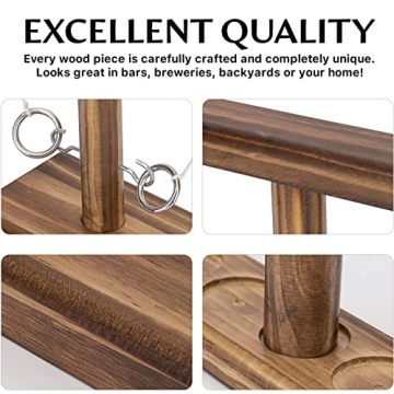 DreamToyz Wooden Ring Toss Game for Adults & Kids Indoor Outdoor