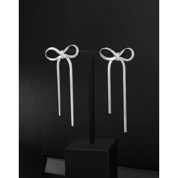 Elegant LOKLIFFAI Bow Drop Dangle Earrings for Women