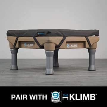 Blue-9 Pet Products Restore Dog Bed, Durable, Water Resistant, and Washable Design, 24” Square