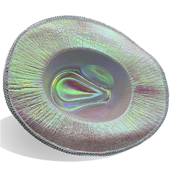 Shimmering MACADAM Disco Ball Cowboy Hat for Parties