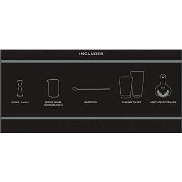 Cocktail Kingdom® Essential Cocktail Set - Stainless Steel