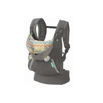 Infantino Cuddle Up Carrier - Ergonomic Bear-Themed face-in Front Carry and Back Carry with Removabl...