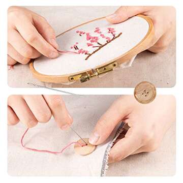 Dreamlover 90 Pieces Hand Sewing Needles for Making Wigs, Straight T Wig Pins for Mannequin Head, C Curved Needles for Leather Sewing, I Shaped Cross Stitch Needles, J Shaped Weaving Needles