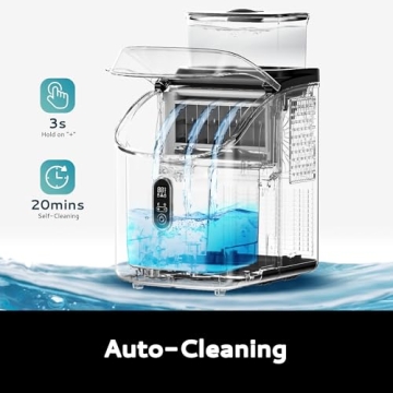 EUHOMY Ice Maker Machine - 34L, Quick and Easy