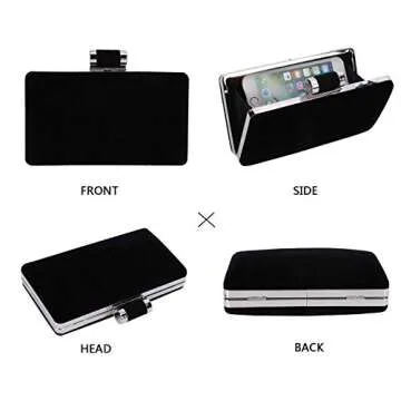 Elegant Velvet Clutch for Weddings and Parties