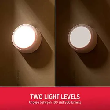 Energizer LED Ceiling Light Fixture, Battery Operated, Wireless Wall Switch Remote, 200 Lumens, Ceiling Light No Electricity, Perfect for Closets, Laundry Room, Garage, and More, 47485-T2