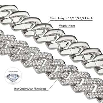 Cuban Link Chain Set for Men and Women – Stylish Jewelry