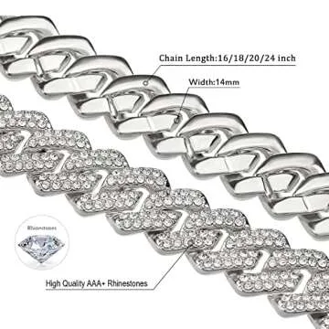 Cuban Link Chain Set for Men and Women – Stylish Jewelry