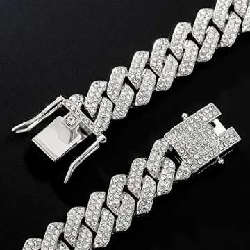 Cuban Link Chain Set for Men and Women – Stylish Jewelry