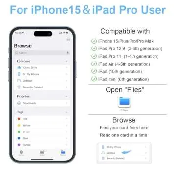 TIANSONG USB C SD Card Reader for iPhone 15/Mac/iPad, 3-Slot USB Type C to CF/SD/TF Card Adapter Supports Compact Flash/Micro SD Card Compatible with MacBook Pro/Air iMac M1 M2 Android Galaxy S22 S23