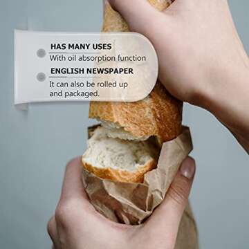 Healifty 200pcs Parchment Paper Sheets for Easy Baking