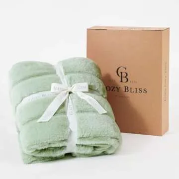 Cozy Bliss Faux Fur Throw Blanket - Plush Comfort for All