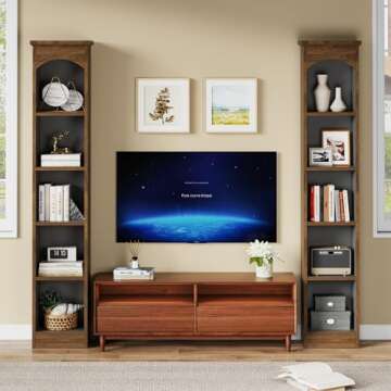 Tribesigns 70.9-Inch Tall Narrow Bookcase for Home Office