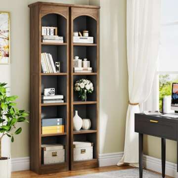 Tribesigns 70.9-Inch Tall Narrow Bookcase for Home Office