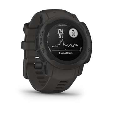 Garmin Instinct 2S: Rugged GPS Outdoor Watch for Adventurers, Graphite 40mm