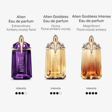 Mugler Alien Goddess Intense - Eau de Parfum - Women's Perfume - Floral & Woody - With Bergamot, Jasmine, and Vanilla - Long Lasting Fragrance - 3.0 Fl Oz