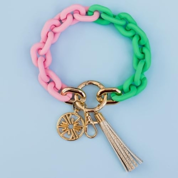 Lilly Pulitzer Stylish Chain Link Keychain Wristlet