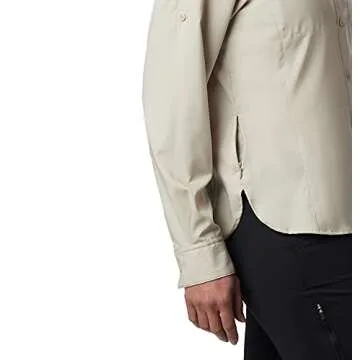 Columbia Women's Silver Ridge Lite Long Sleeve Shirt, Fossil, Large