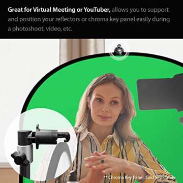 Limostudio Photography Reflector Disc Holder Clip for Stands